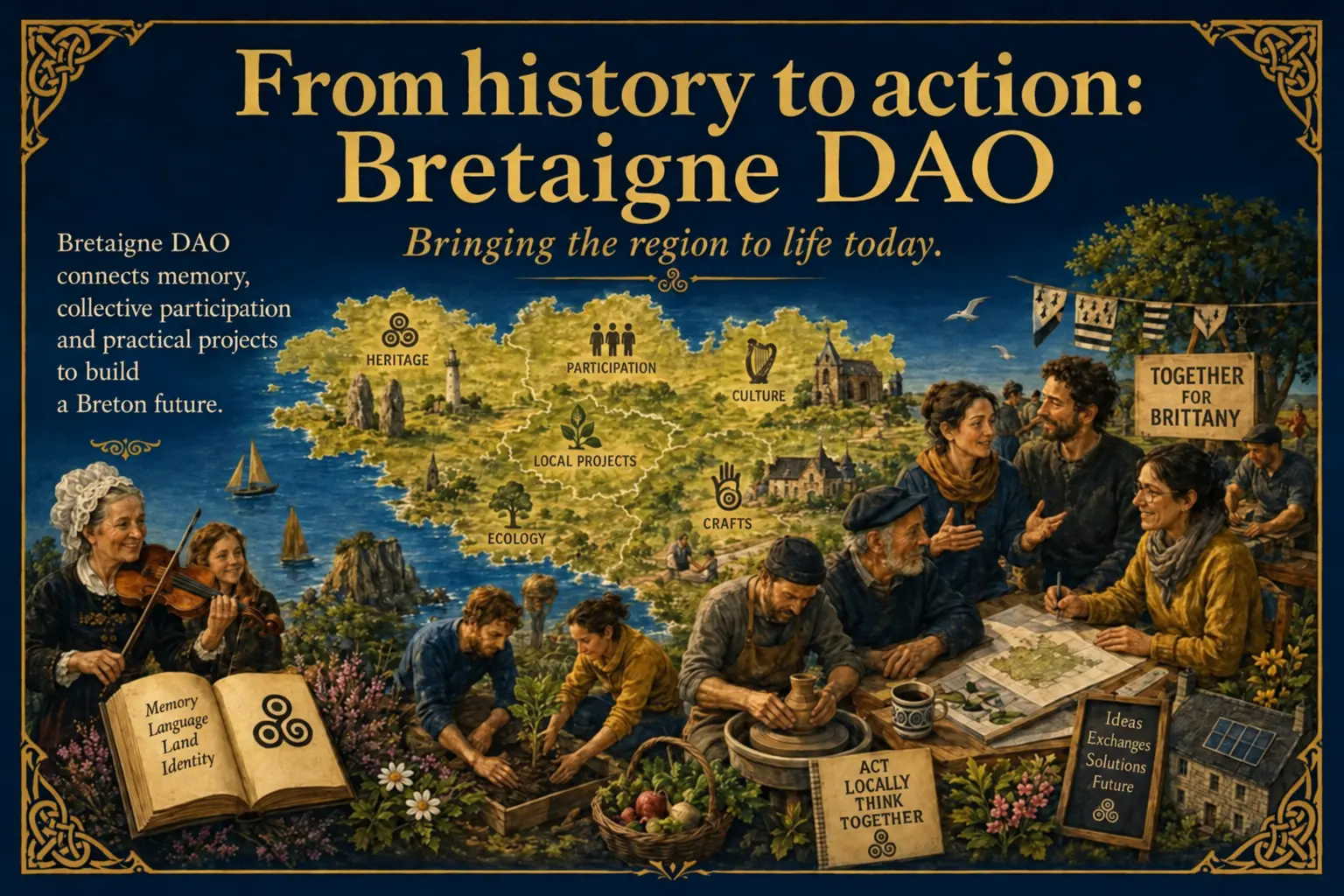 From history to action: Bretaigne DAO