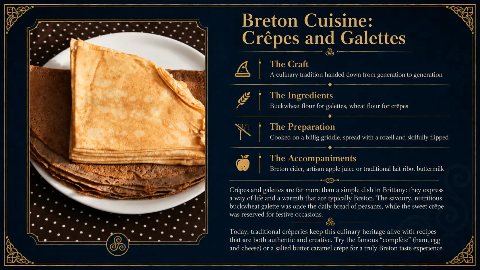 Breton Cuisine: Crêpes and Galettes