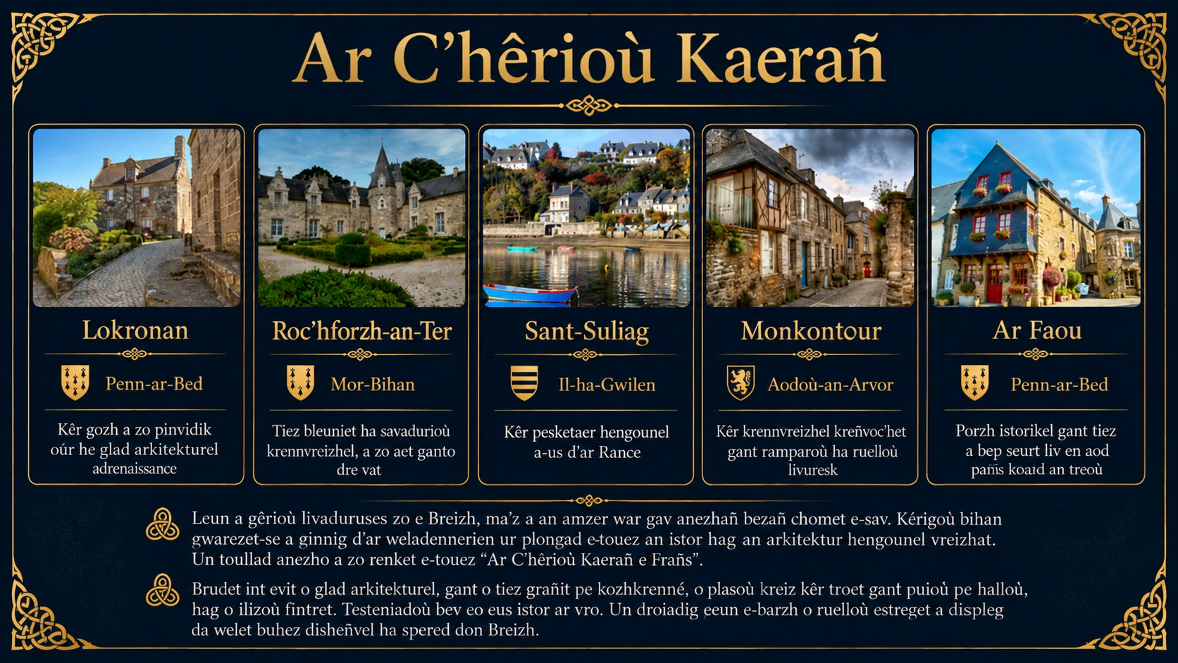 Ar c’herioù bihan kaerañ