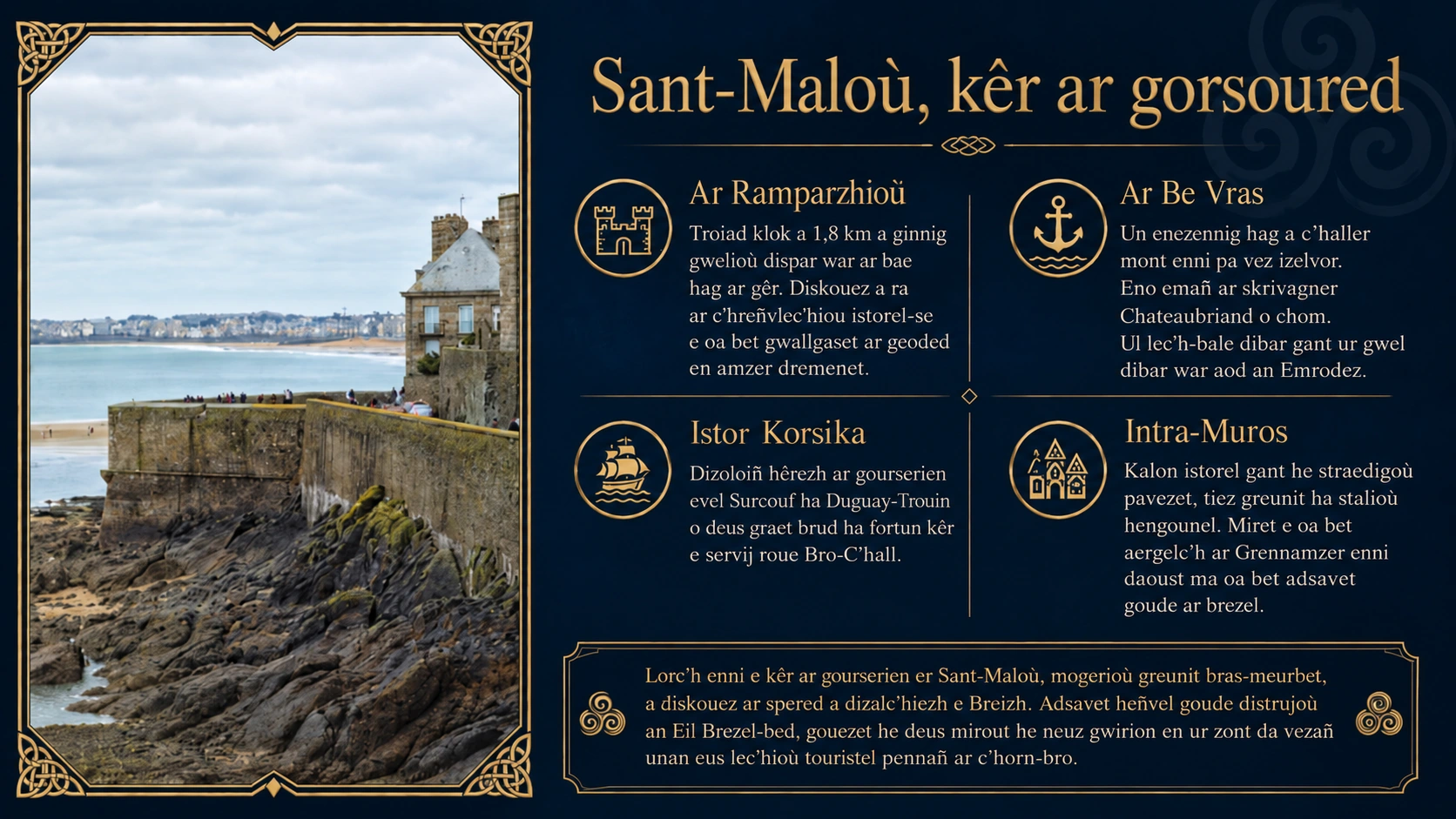 Sant-Malo, kêr ar gorsoured