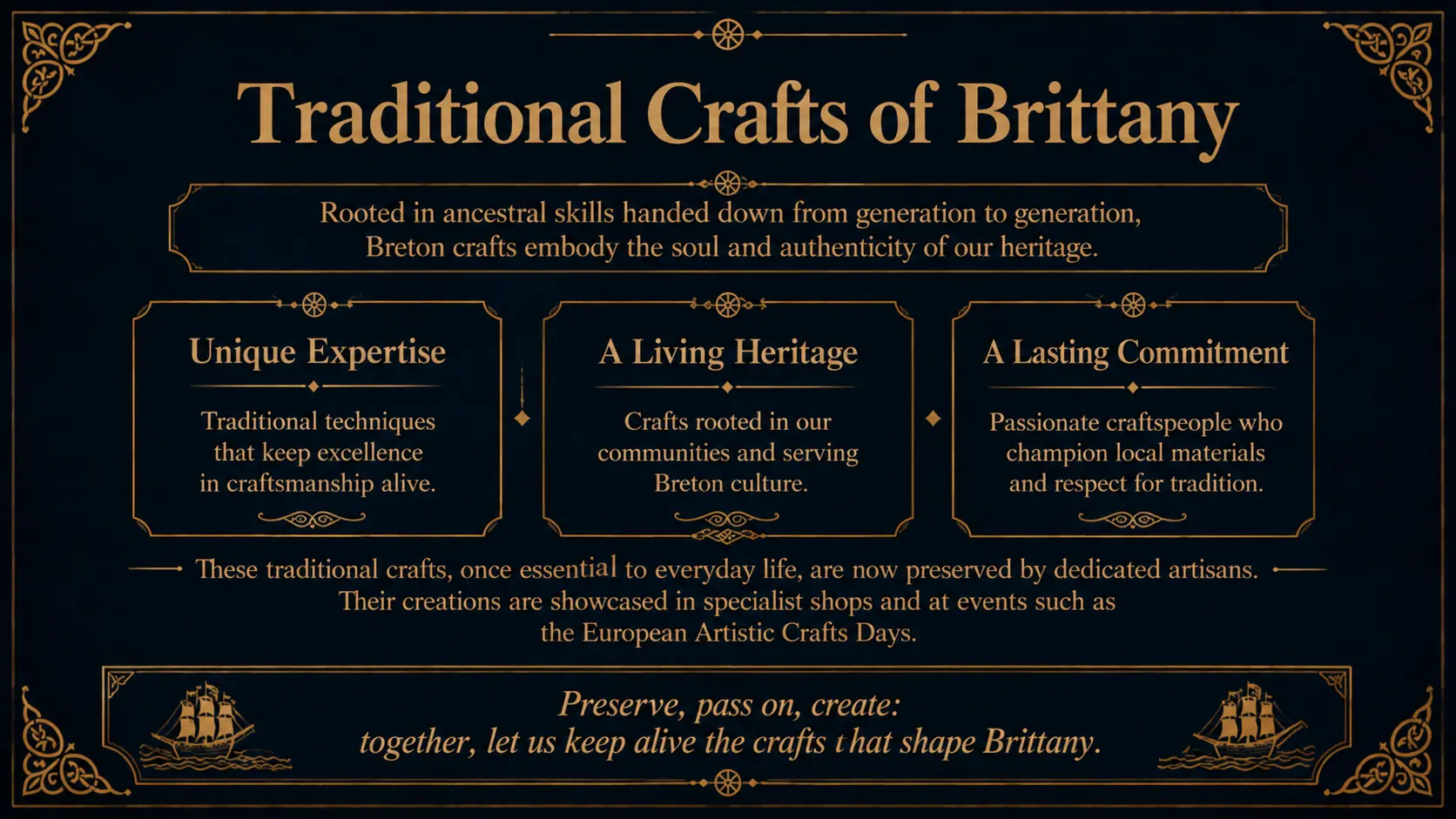 Traditional Crafts of Brittany