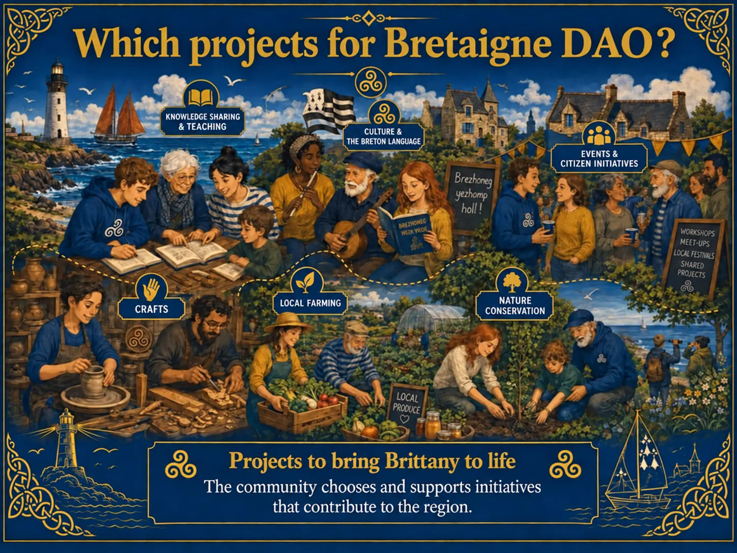 Which projects for Bretaigne DAO?