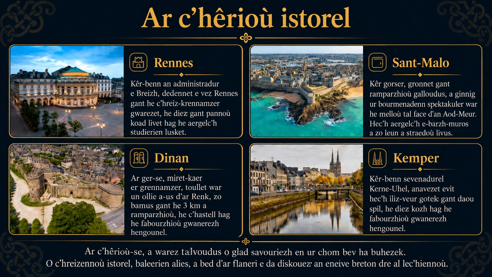Ar c’hêrioù istorel