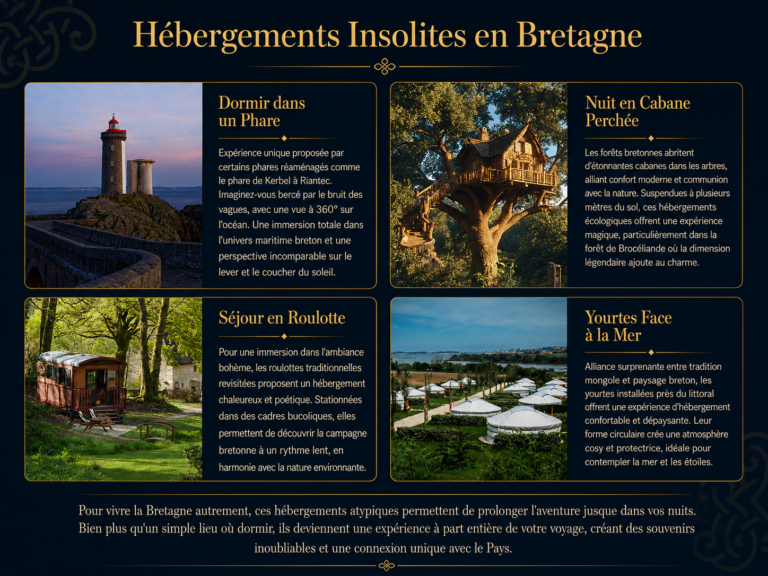 Hébergements Insolites en Bretagne
