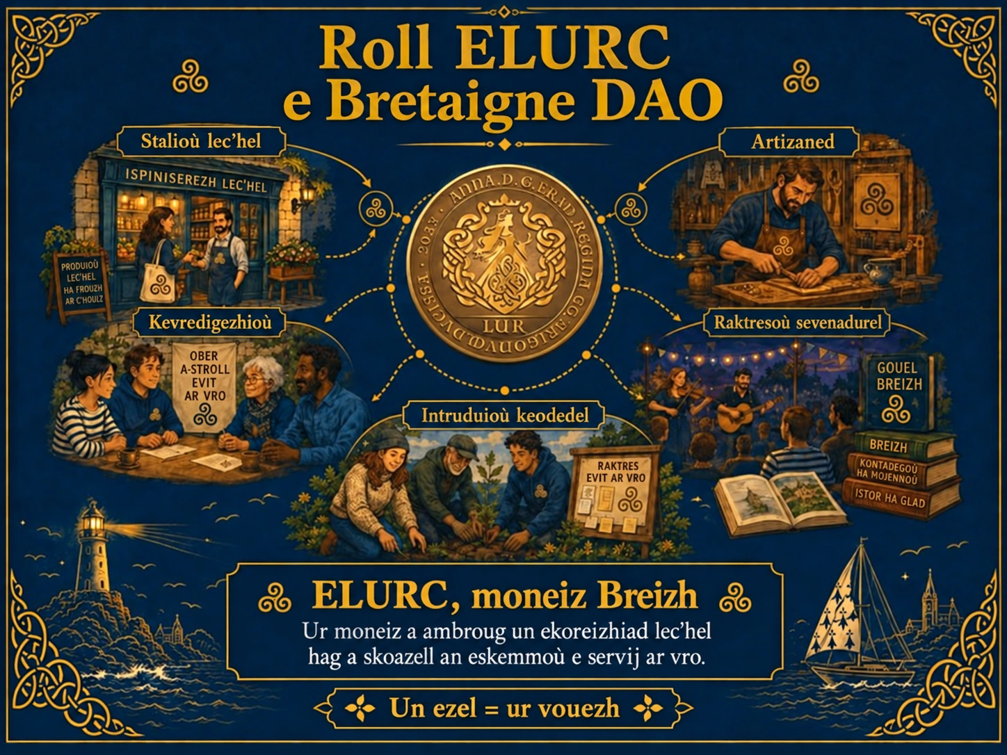 Roll ELURC e Bretaigne DAO