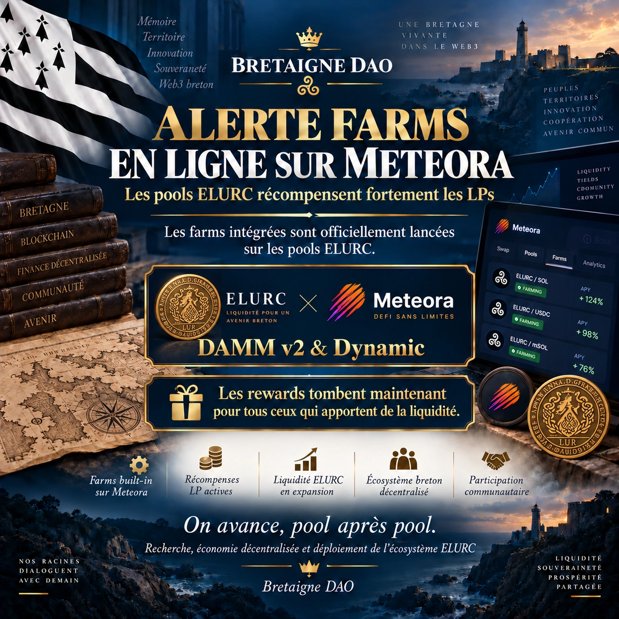 KEMENN : FARMS OBERIANT war Meteora — ar pools ELURC a lore kalz an LPoù