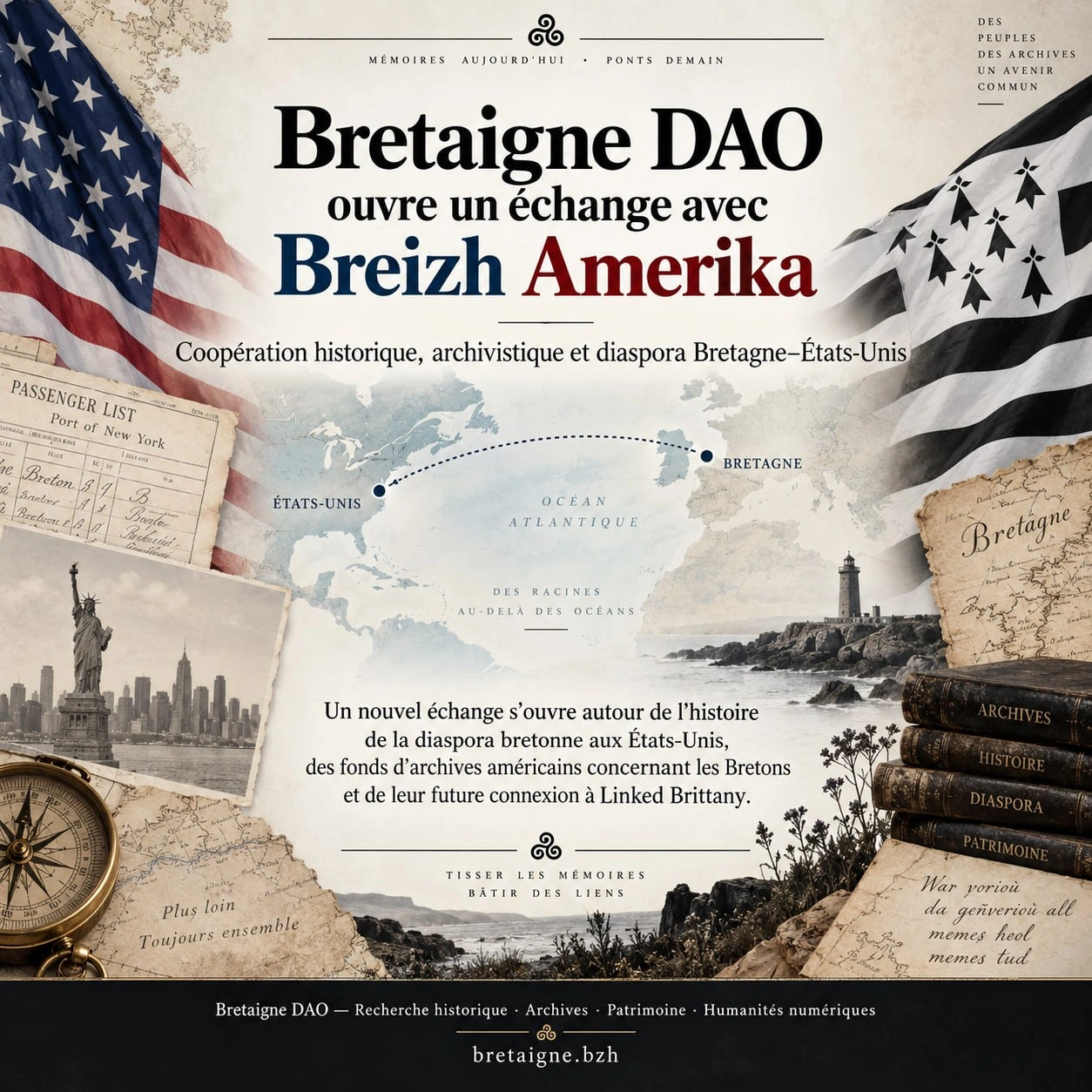đșđž Bretaigne DAO ouvre un Ă©change avec Breizh Amerika