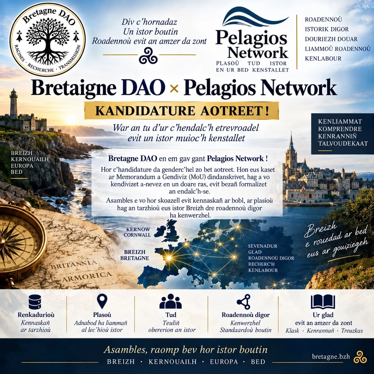 Bretaigne DAO × Pelagios Network — asantet eo ar c’handidatur