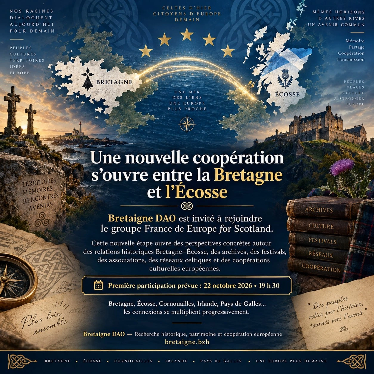 đŽđ€đŽ Une nouvelle coopĂ©ration sâouvre entre la Bretagne et lâĂcosse