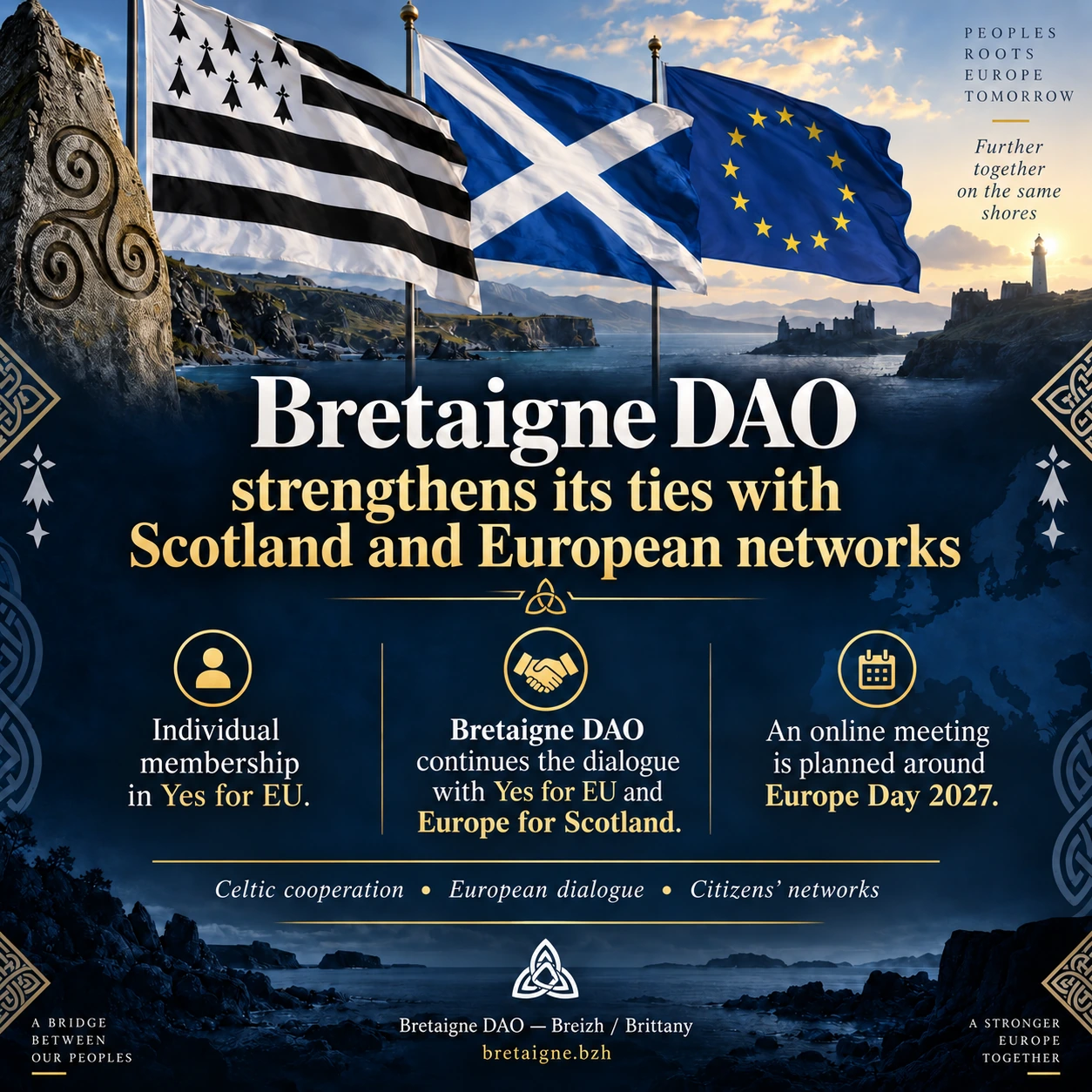 Bretaigne DAO strengthens its ties with Scotland and European networks