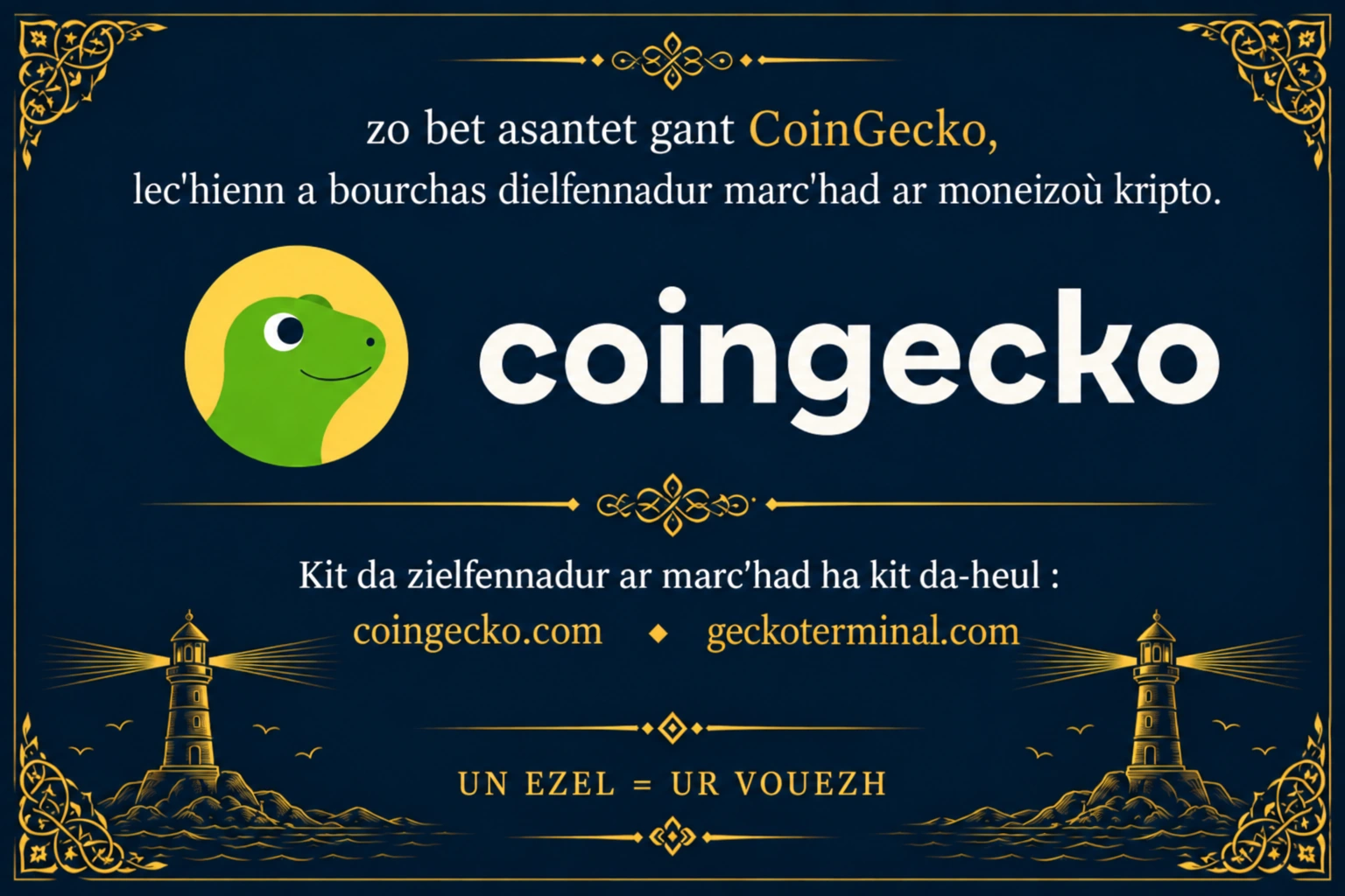 Kadarnaet eo bet gant CoinGecko