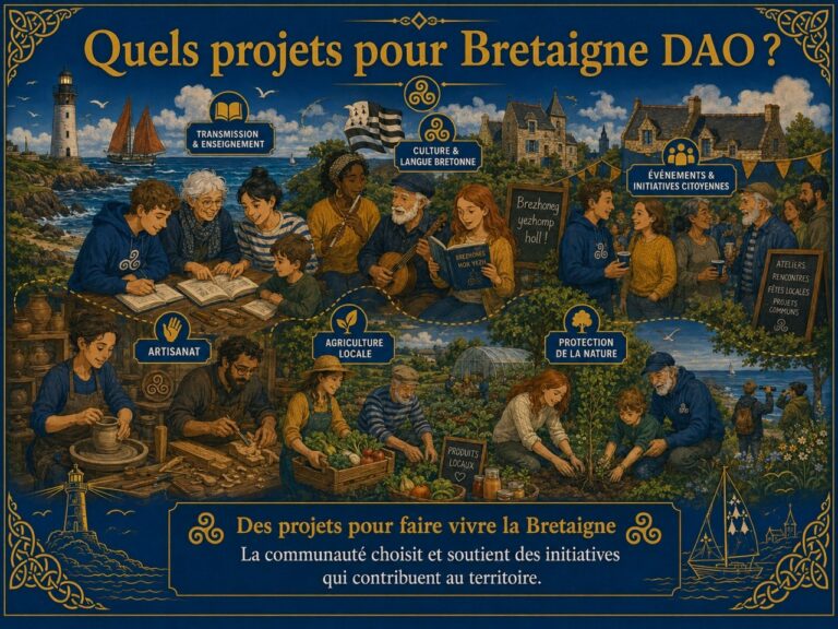 Quels projets pour Bretaigne DAO ?