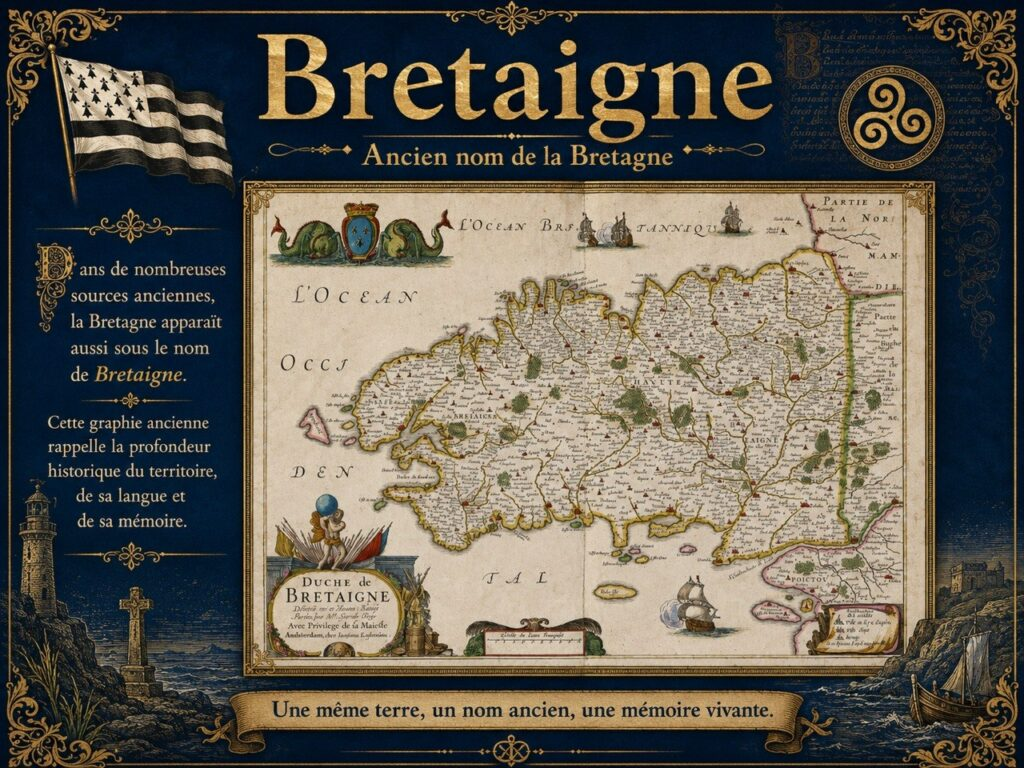 Bretaigne — Ancien nom de la Bretagne