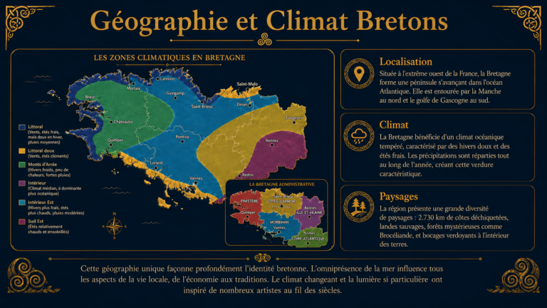 Géographie et Climat Bretons